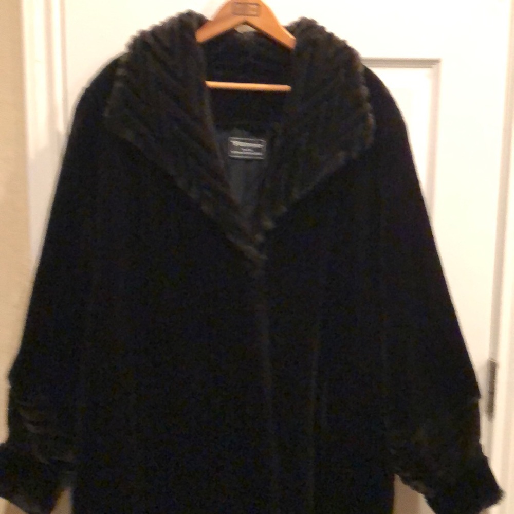 Long faux fur
